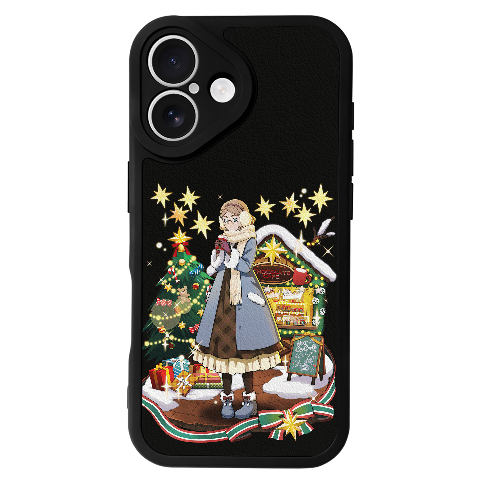 （画像用） 文豪ストレイドッグス Bungo Stray Dogs 【iPhone 16シリーズ対応】シリコンスマホケース（レザー調） 材質：シリコン